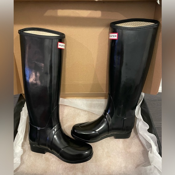 Hunter Boots, size US 5, black, brand new - Picture 4 of 8